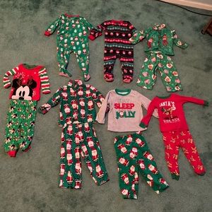 18 month Christmas Jammie Lot